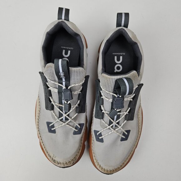 ON Running Cloudaway Sneaker Women's Sz 7.5 Grey Slip On Drawcord Shoe Cloud - Picture 3 of 13